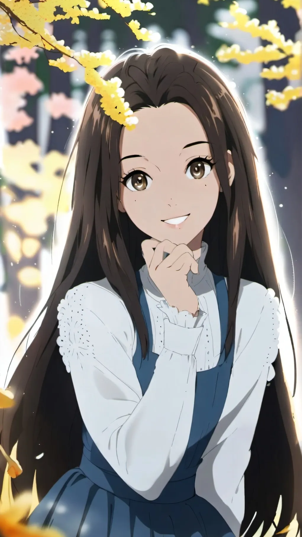 ai character: Luna background