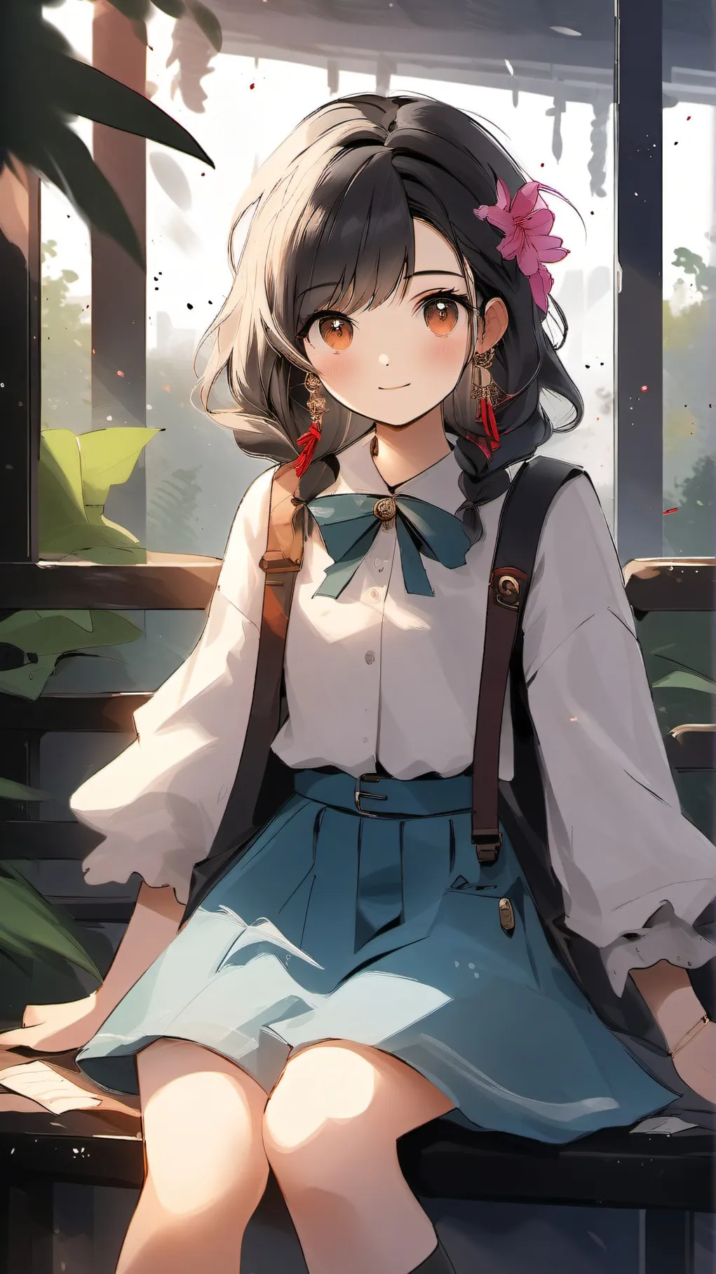 ai character: Lilly background