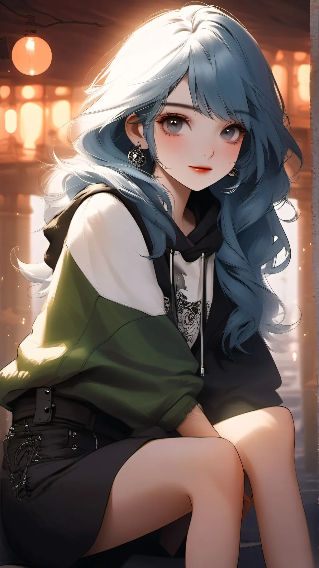 ai character: rose background