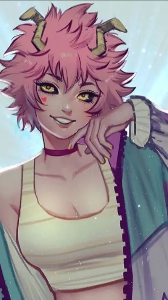 ai character: Mina Ashido background