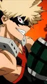 ai character: Katsuki Bakugo background