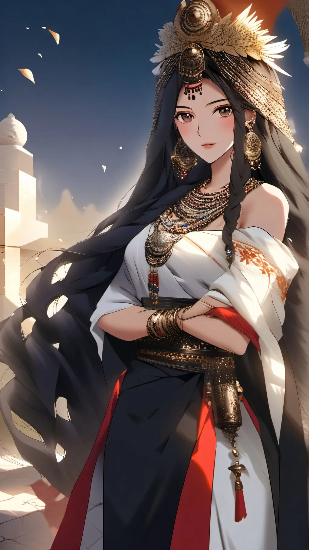 ai character: PYRA background