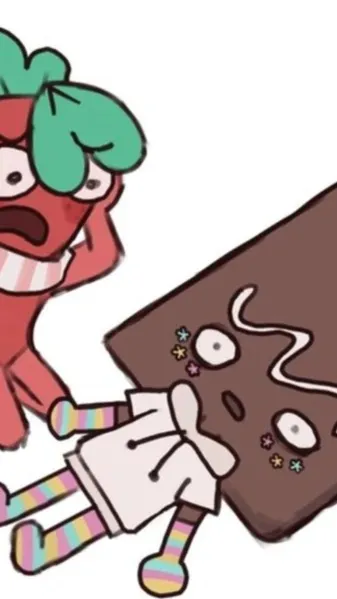 ai character: Fruitcake :) background