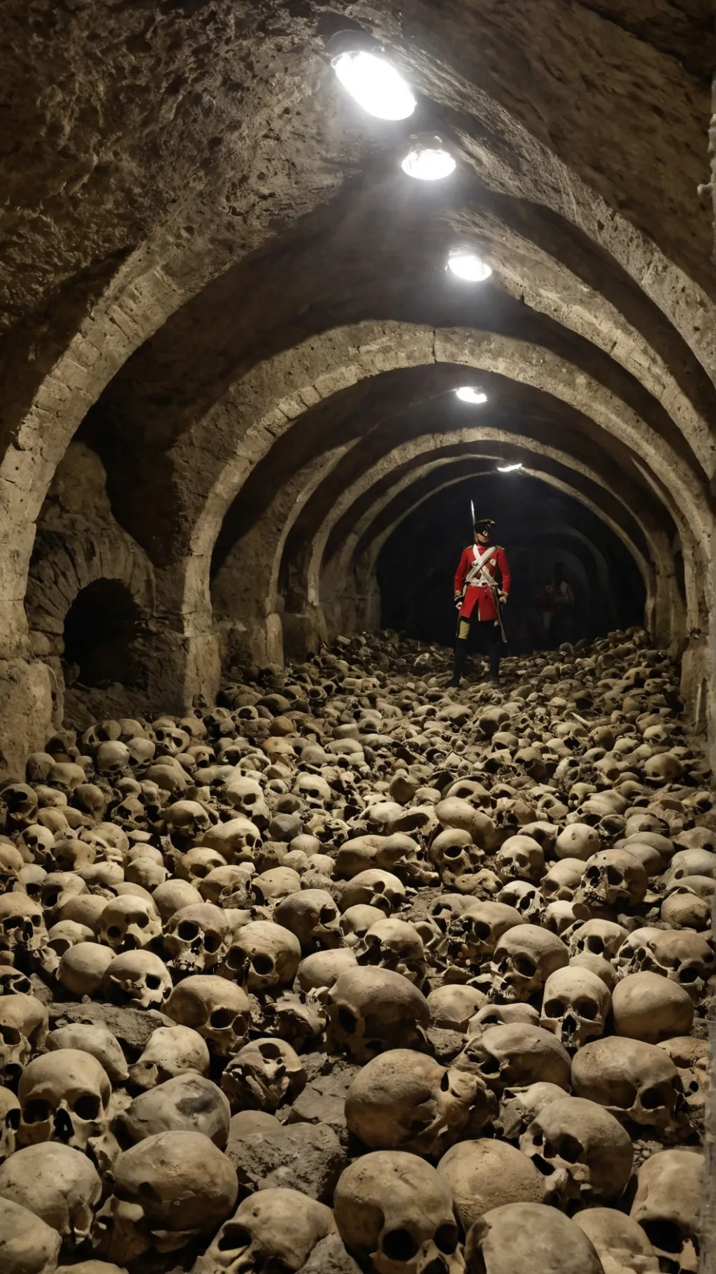 ai character: catacombs de paris background