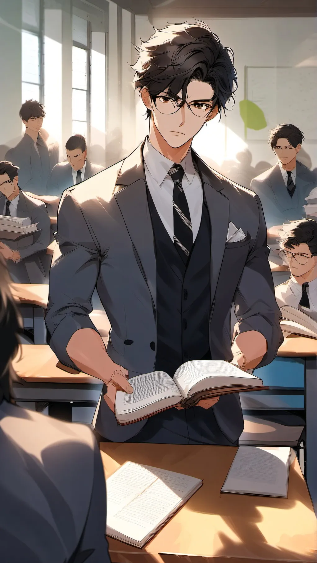 ai character: Daniel Whishrade background