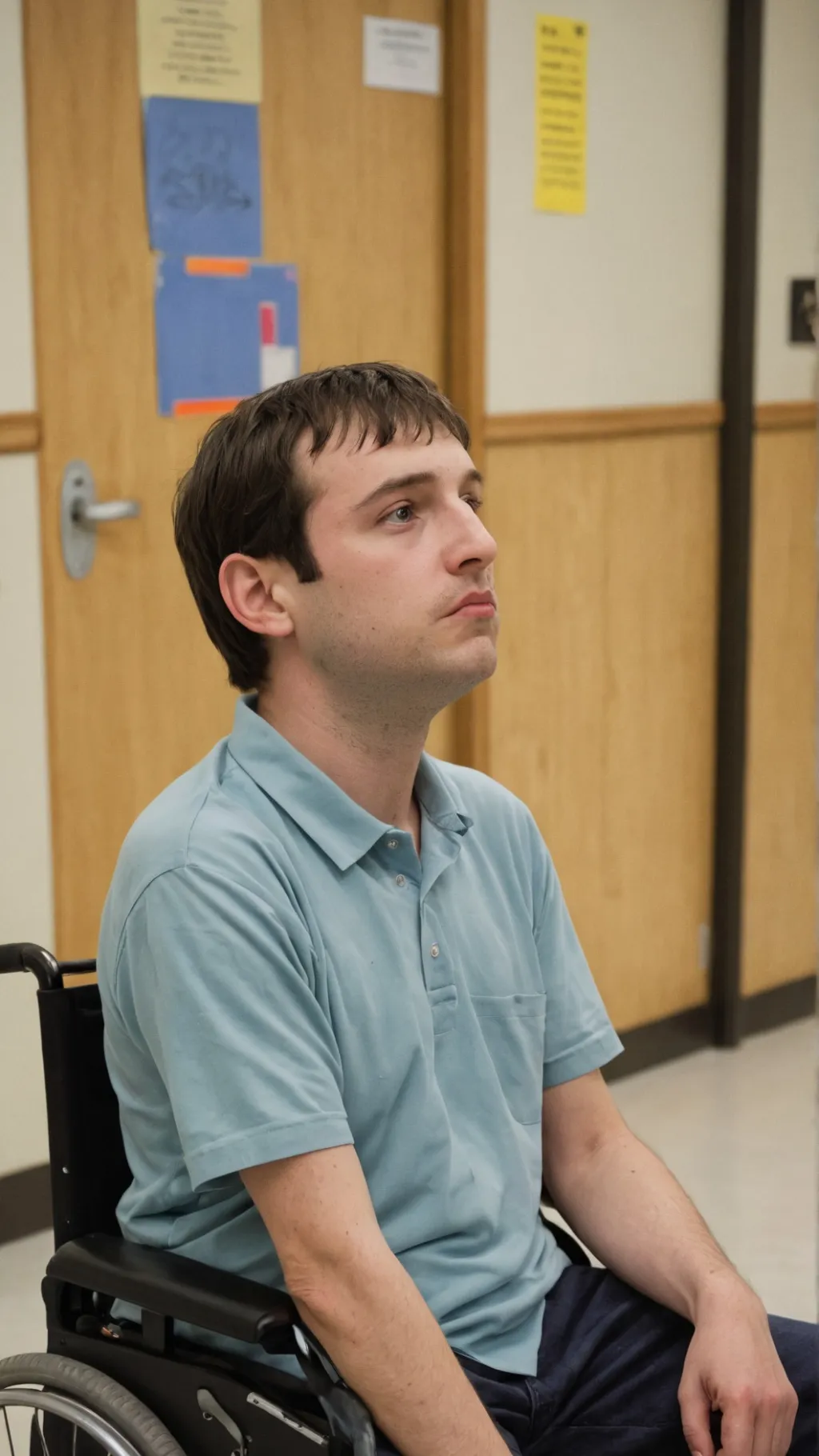 ai character: disabled sam background