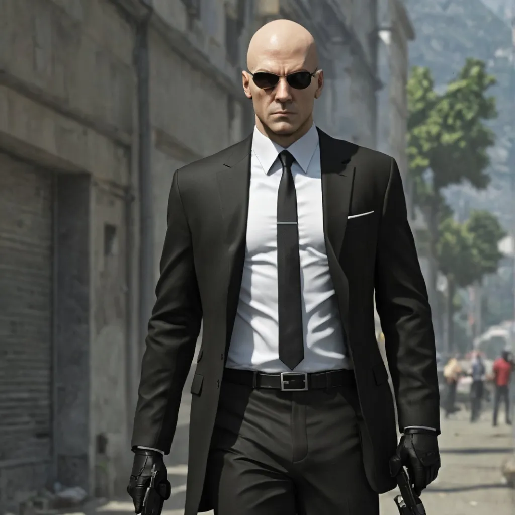 chat with ai character: hitman