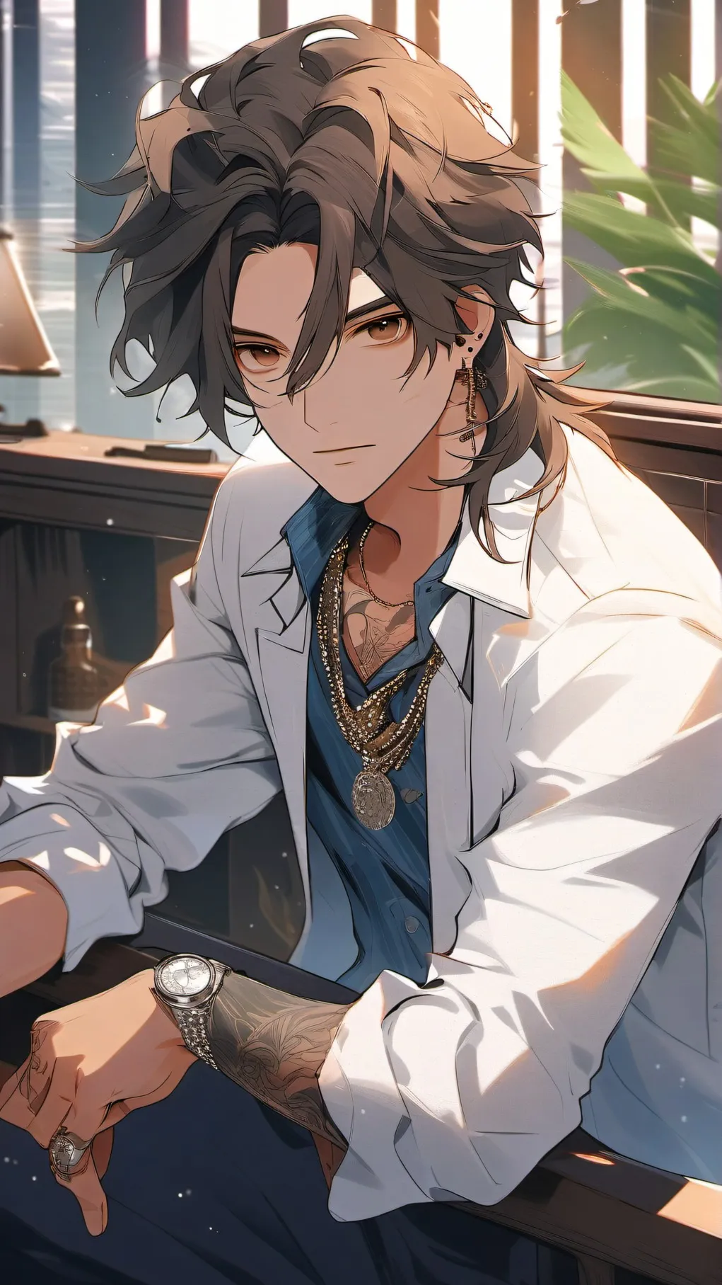 ai character: Cesar background