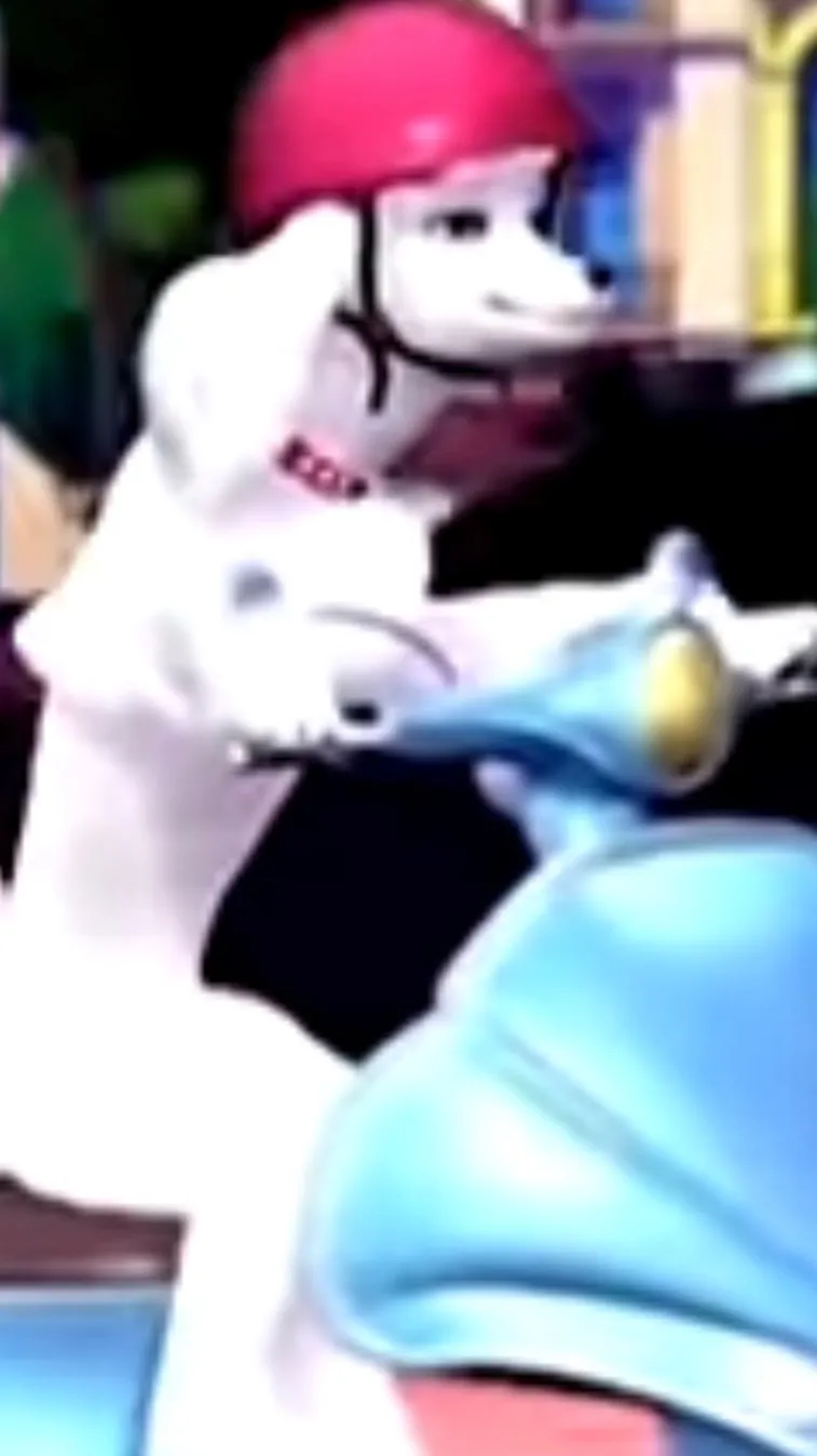 ai character: Sequin (Barbie) background