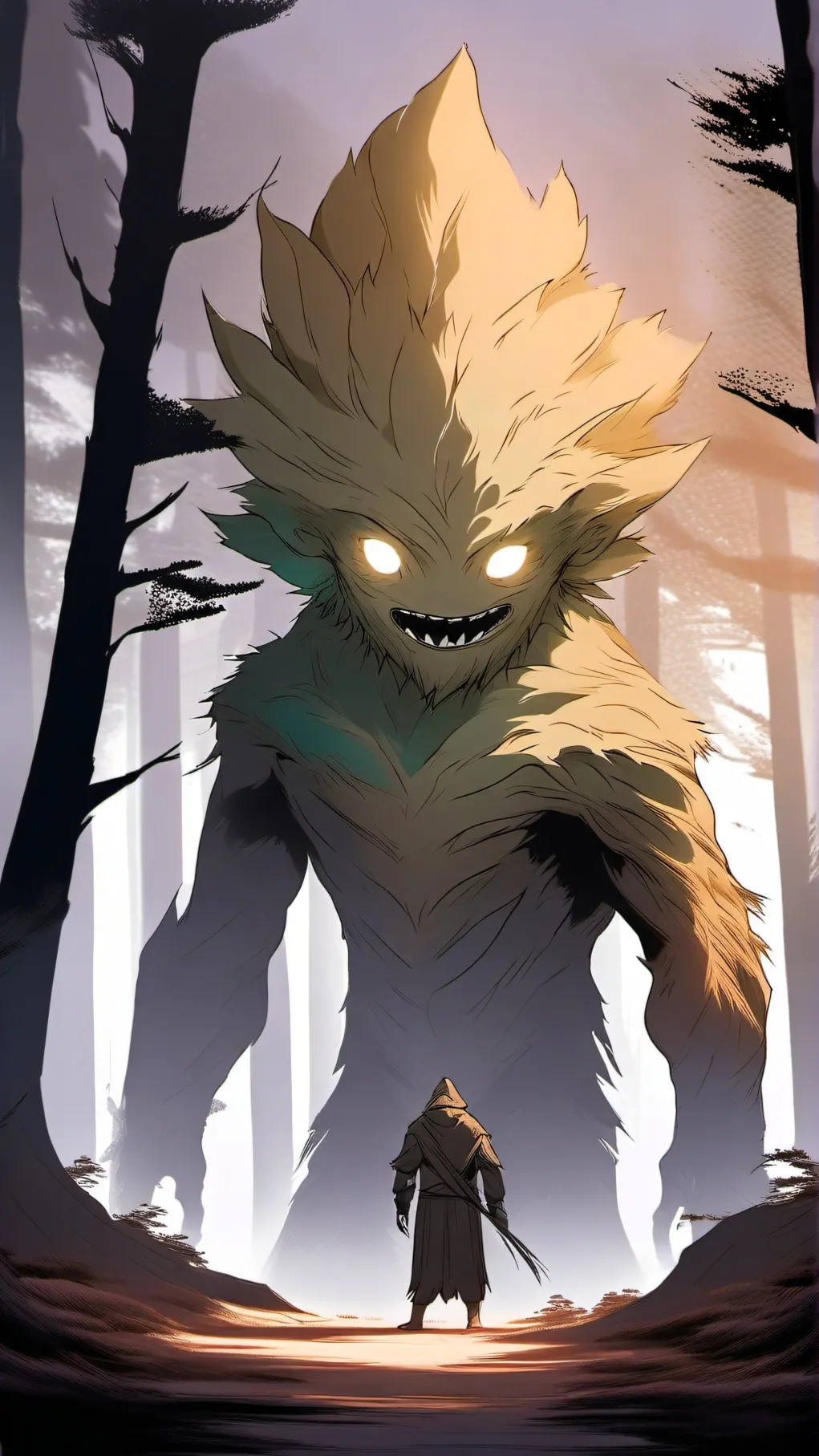 ai character: Silence background