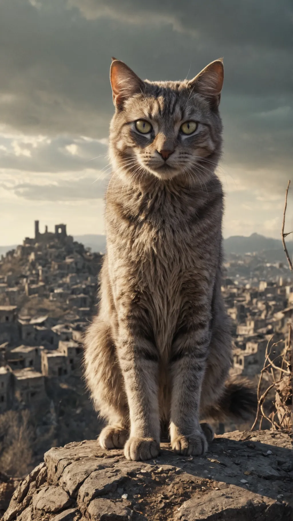 ai character: Cat Apocalypse background