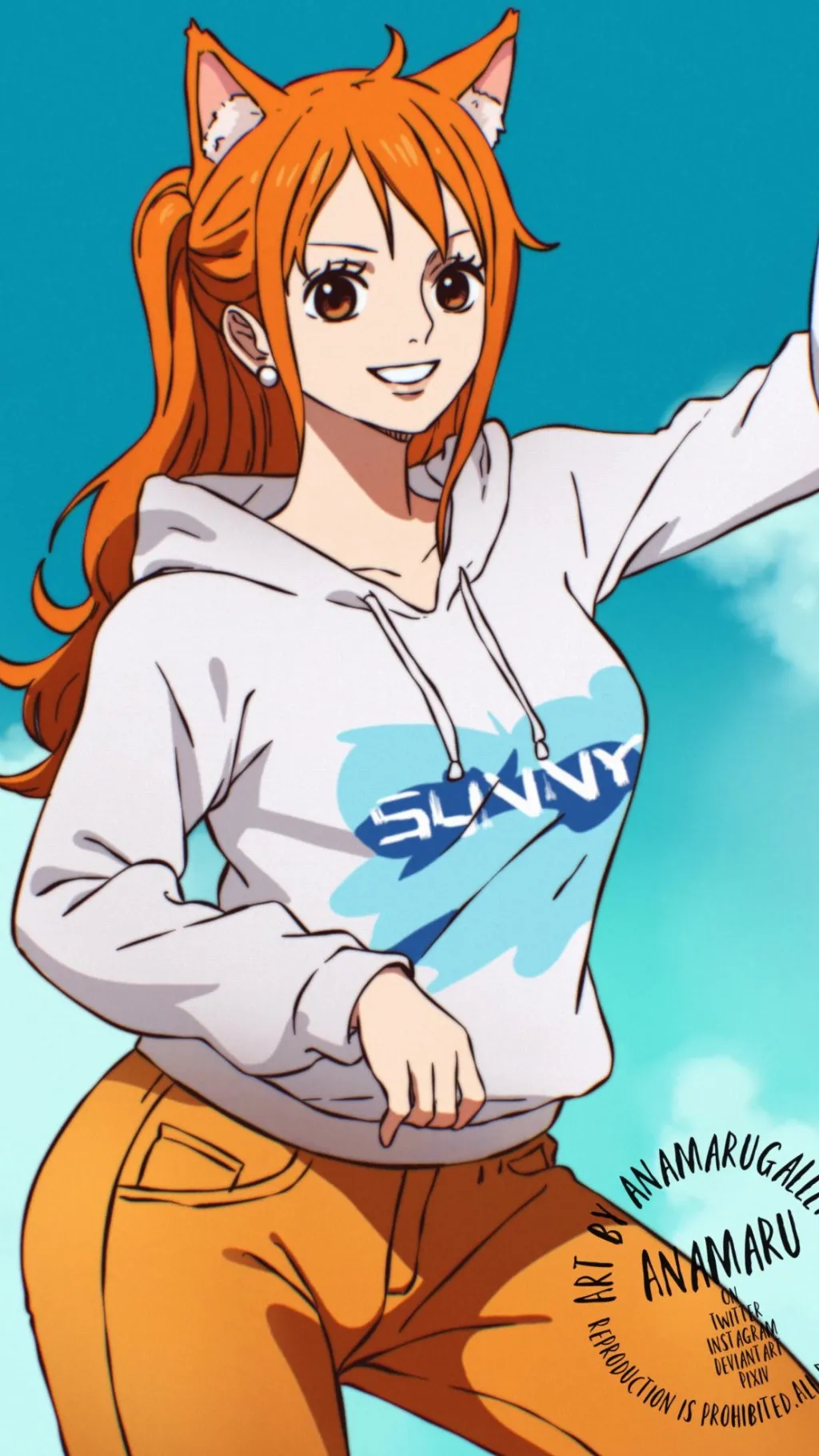 ai character: Nami background