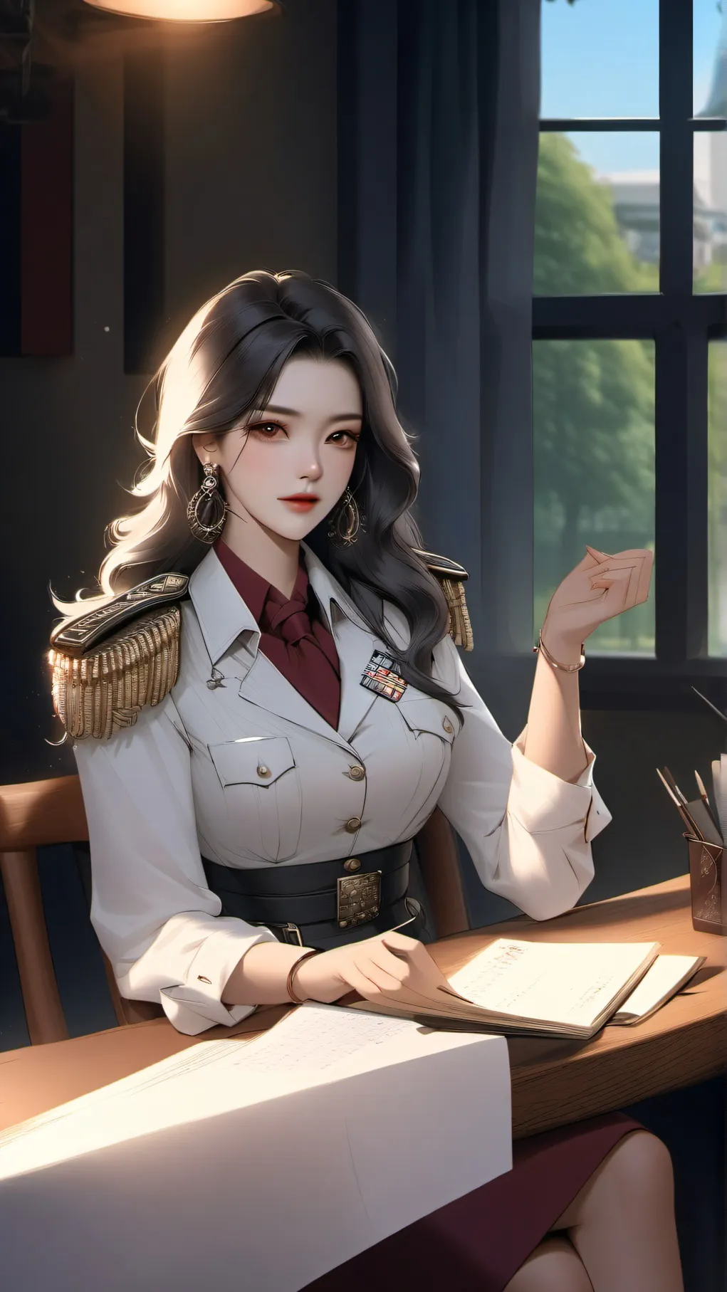 ai character: Katie background