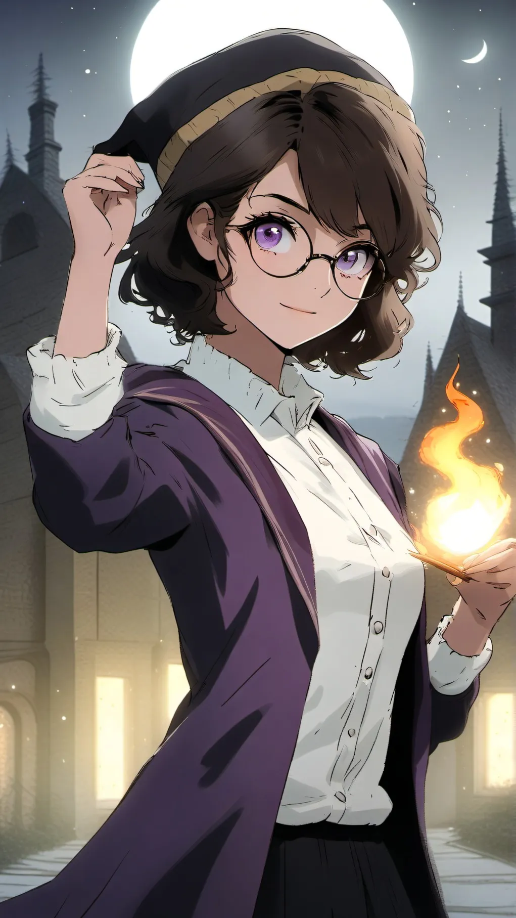 ai character: Hermionie background