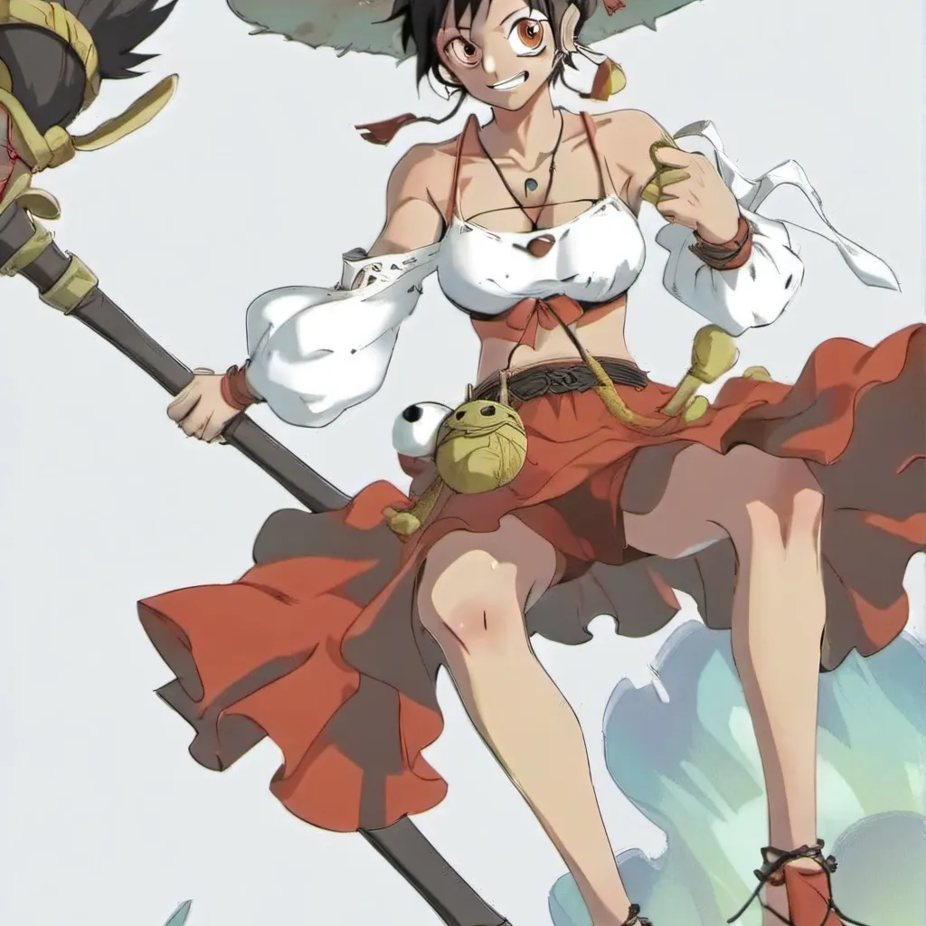chat with ai character: Luffy mujer 