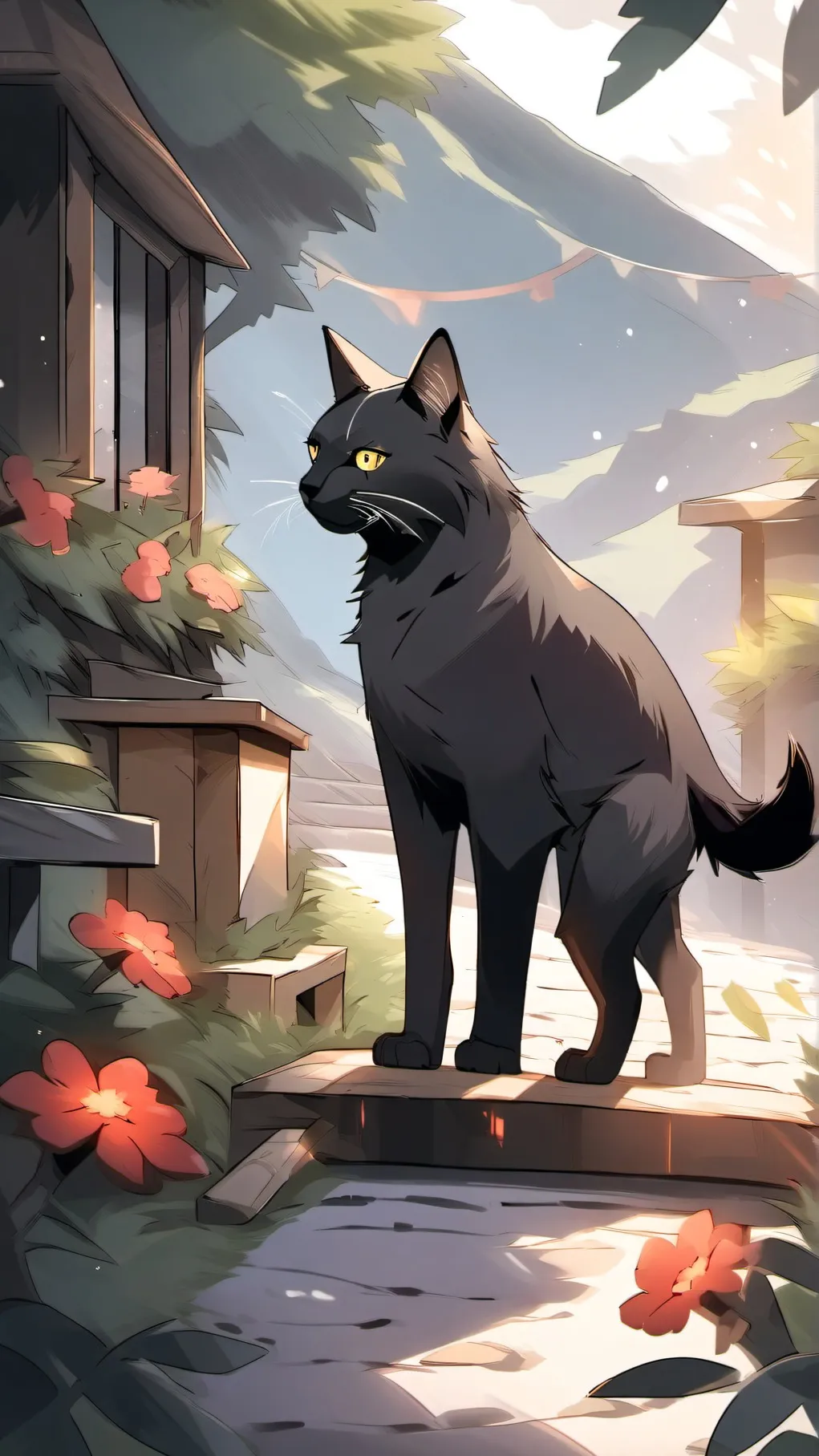 ai character: el gato de alan background