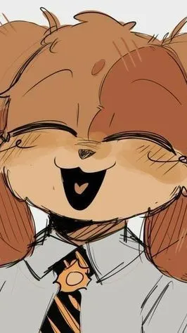 ai character: dogday in school background