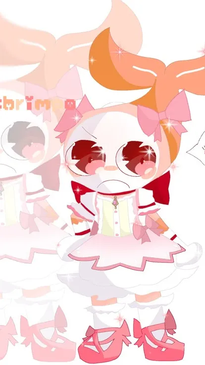 ai character: shrimpo but girl background