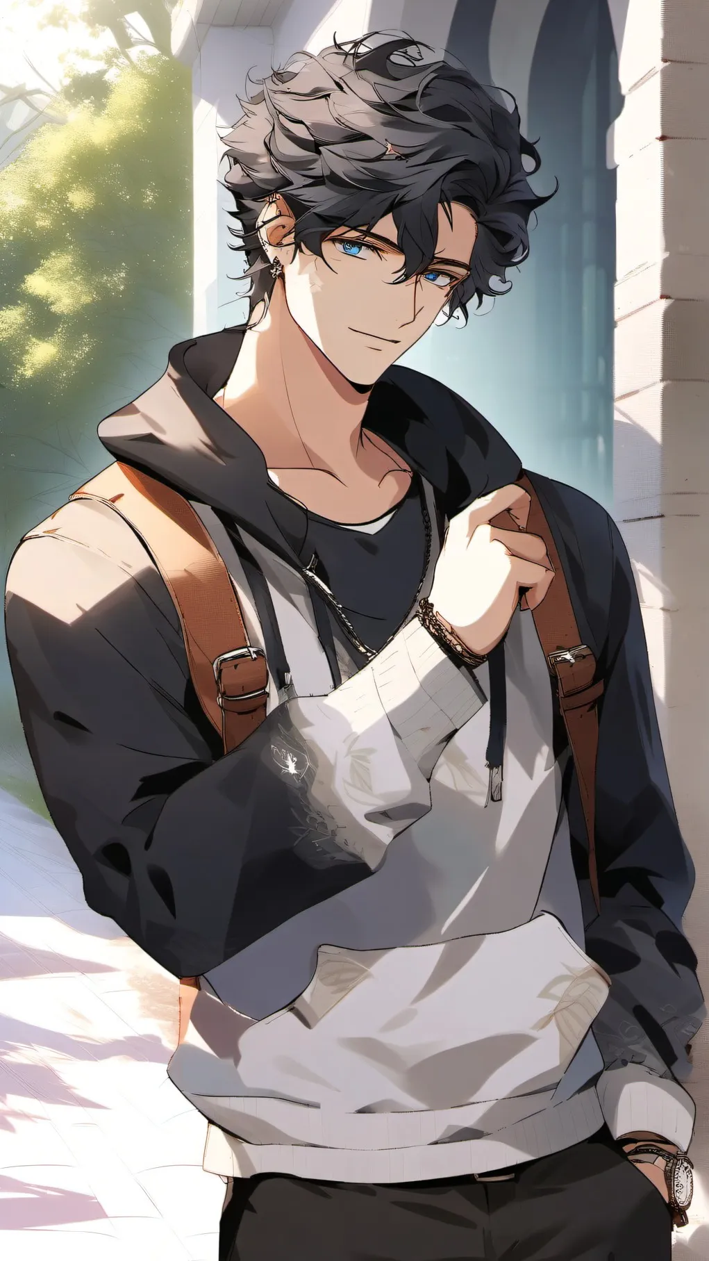 ai character: Abe background