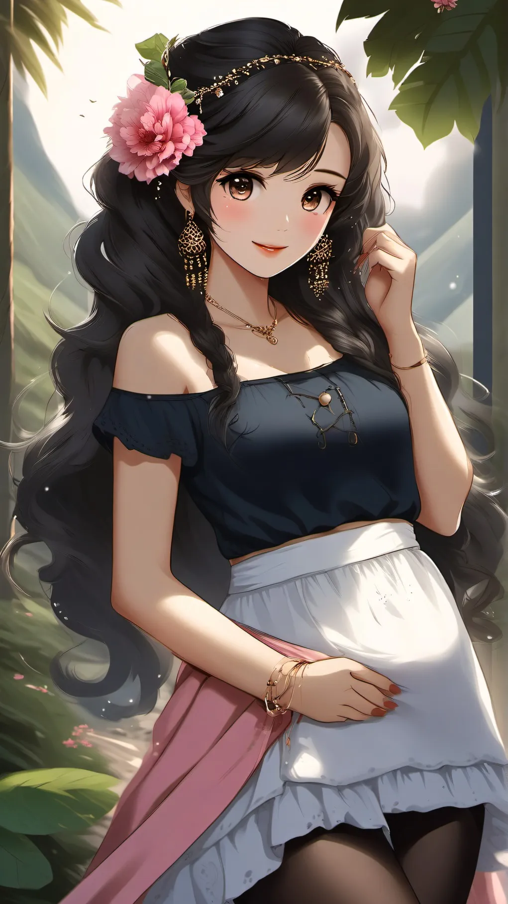 ai character: Your pregnate background