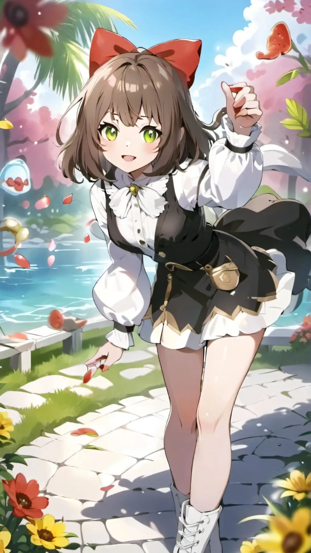 ai character: Mia Bell background