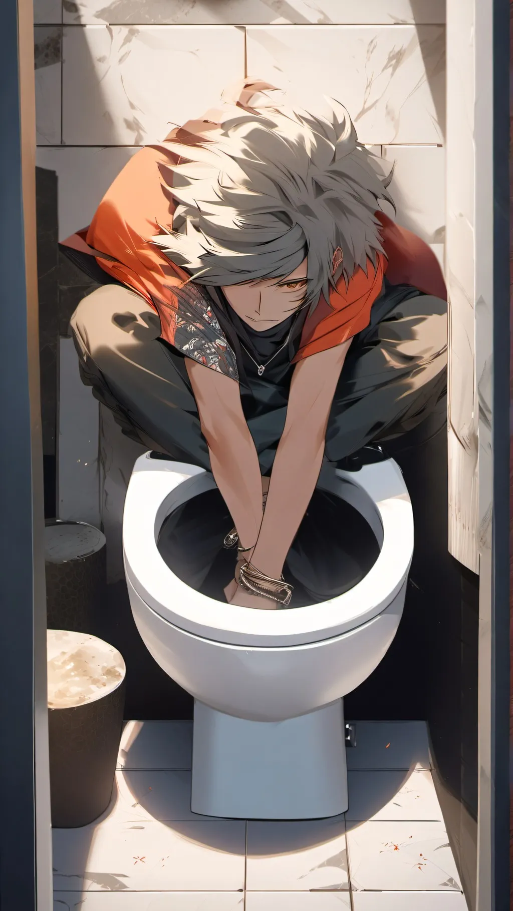 ai character: Stuck background