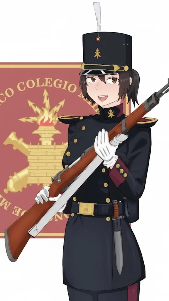 ai character: 💕Emma🎖 H.C.M. background