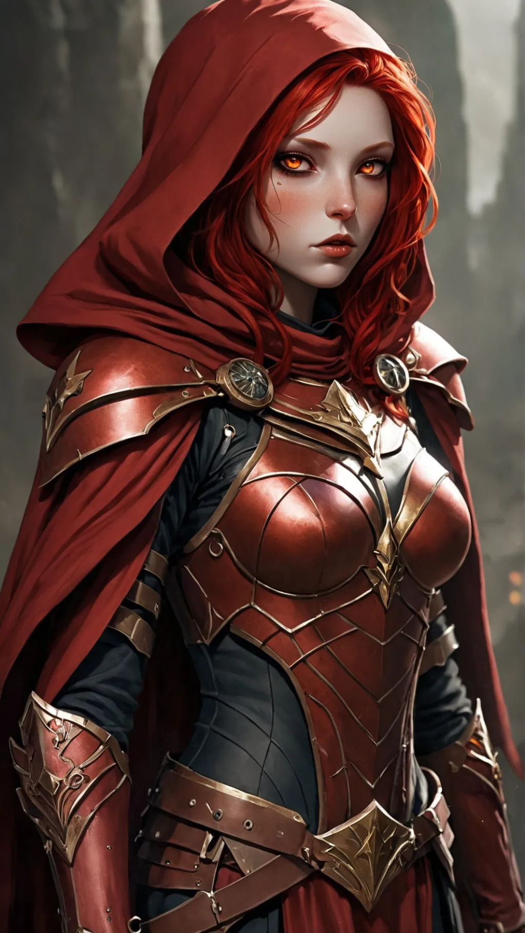 ai character: Scarlet Vanguard background