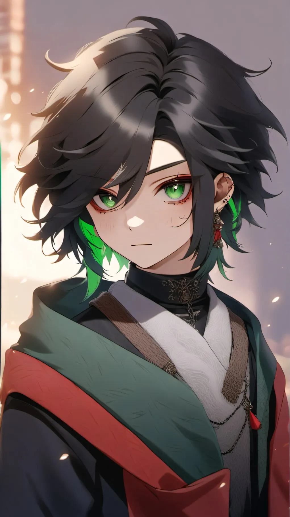 ai character: 🧡BAKUDEKU💚 background