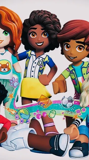 ai character: LEGO Friends background
