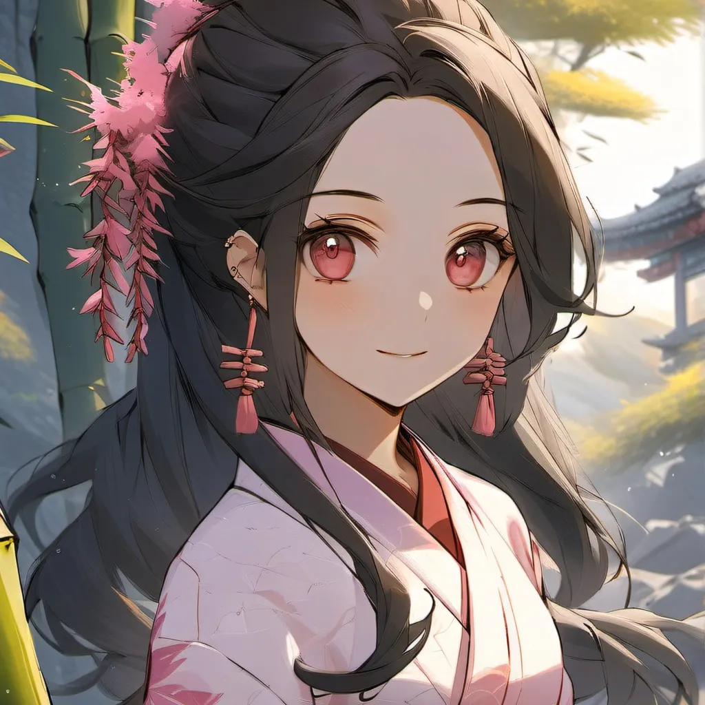 chat with ai character: nezuko<3