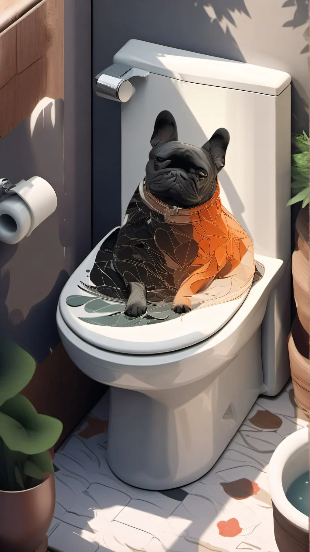 ai character: Skibidi Toilet background