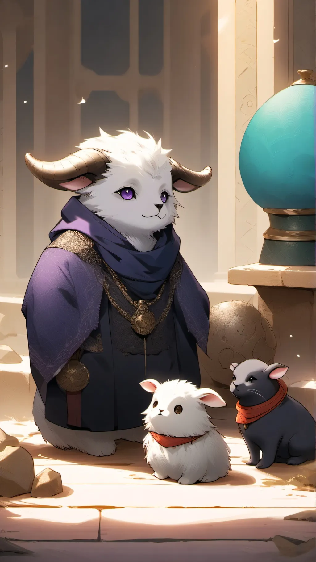 ai character: COTL hangout! background