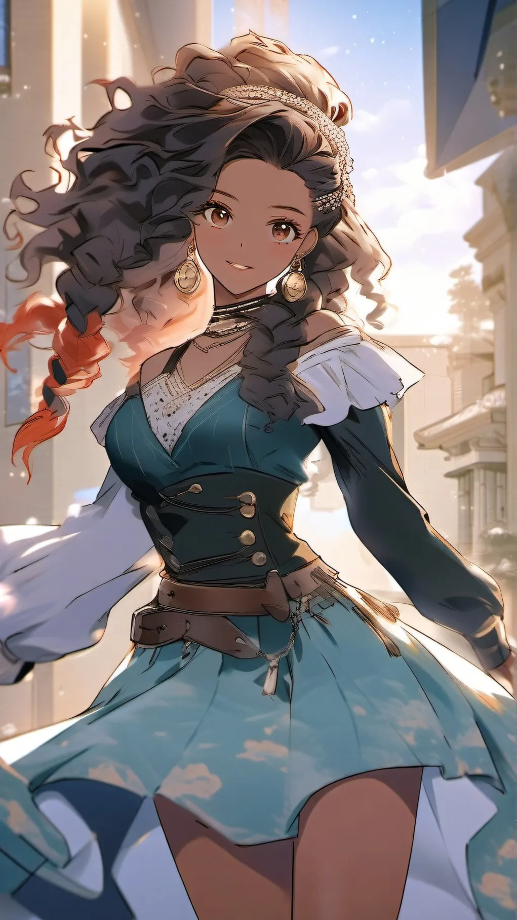 ai character: Lisa  background