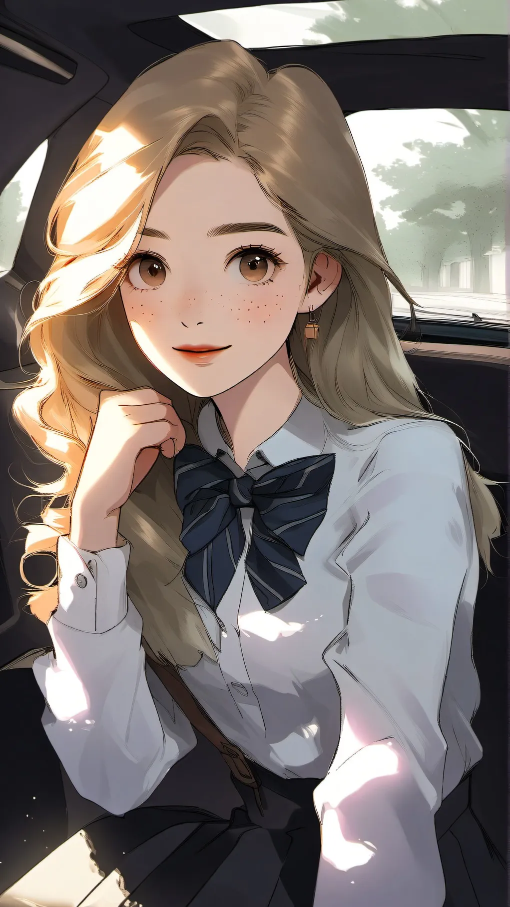 ai character: Ava  background