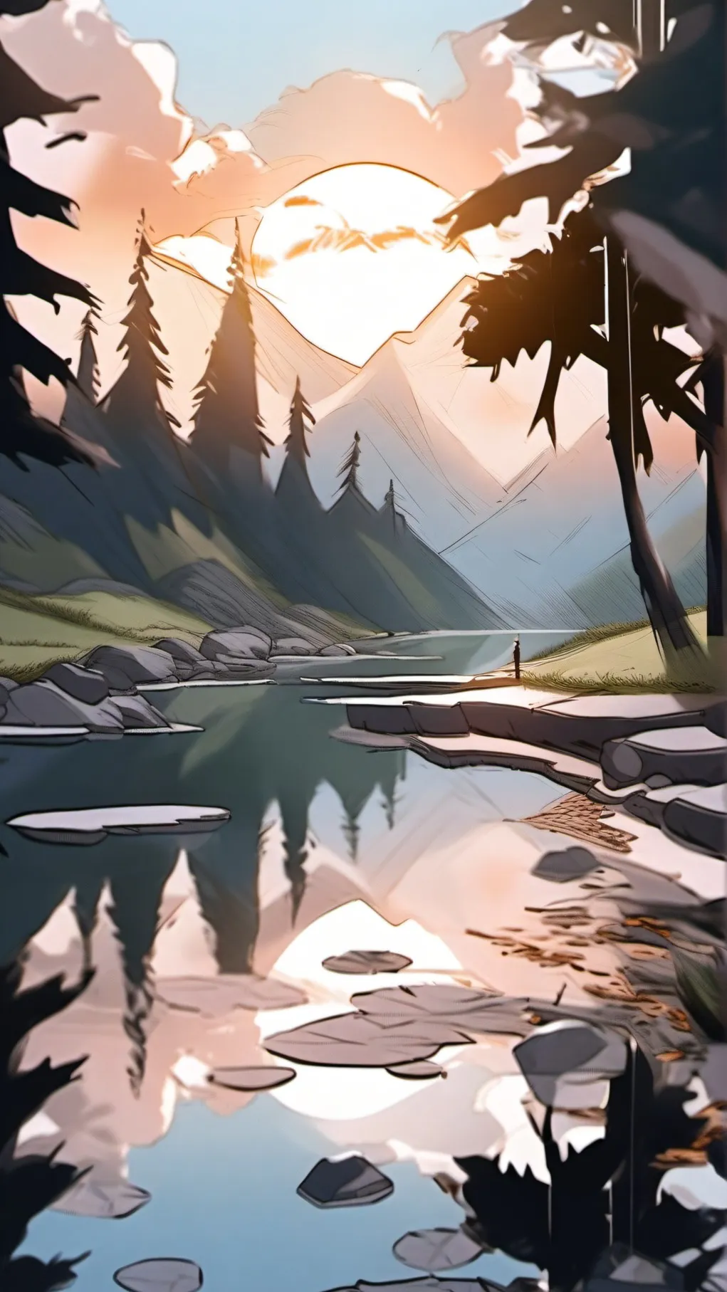 ai character: victorious background