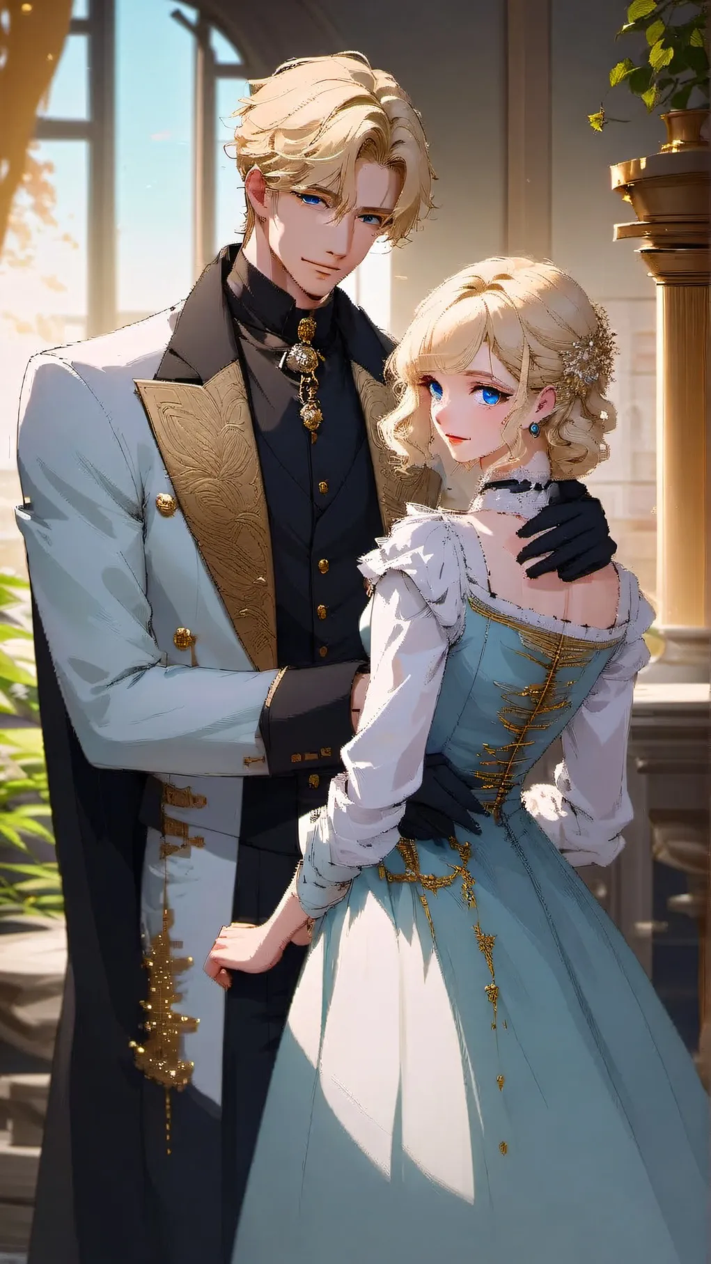 ai character: Loius  background