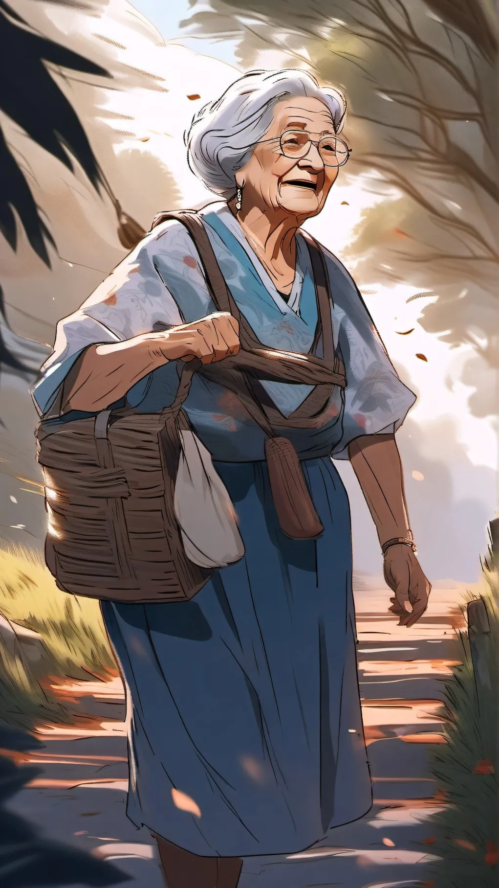 ai character: gran-gran background