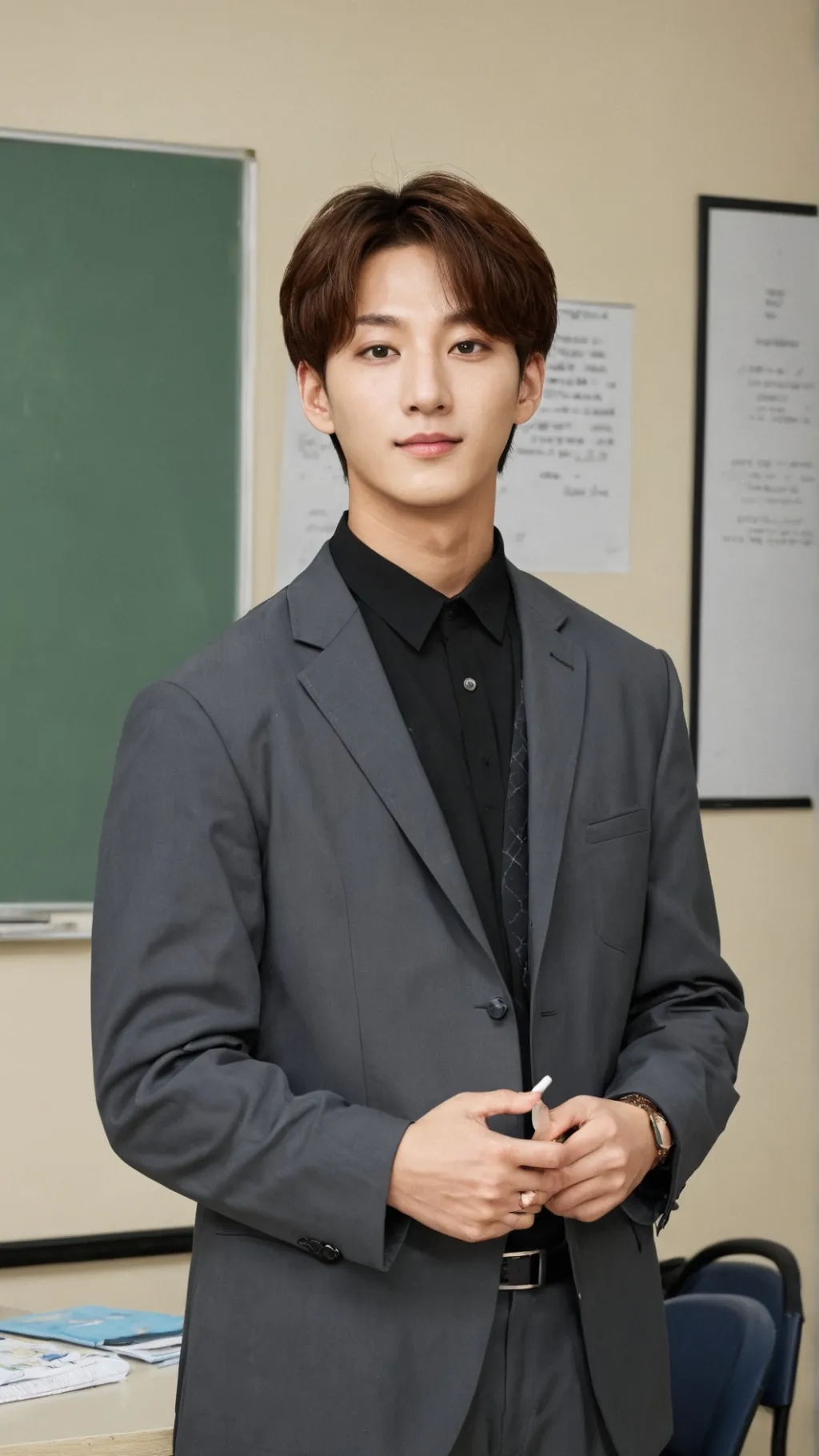 ai character: Jungkook (teacher) background