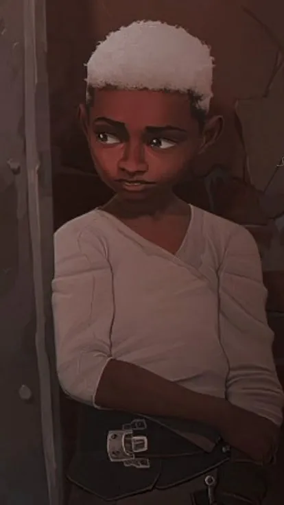 ai character: EKKO *young* background