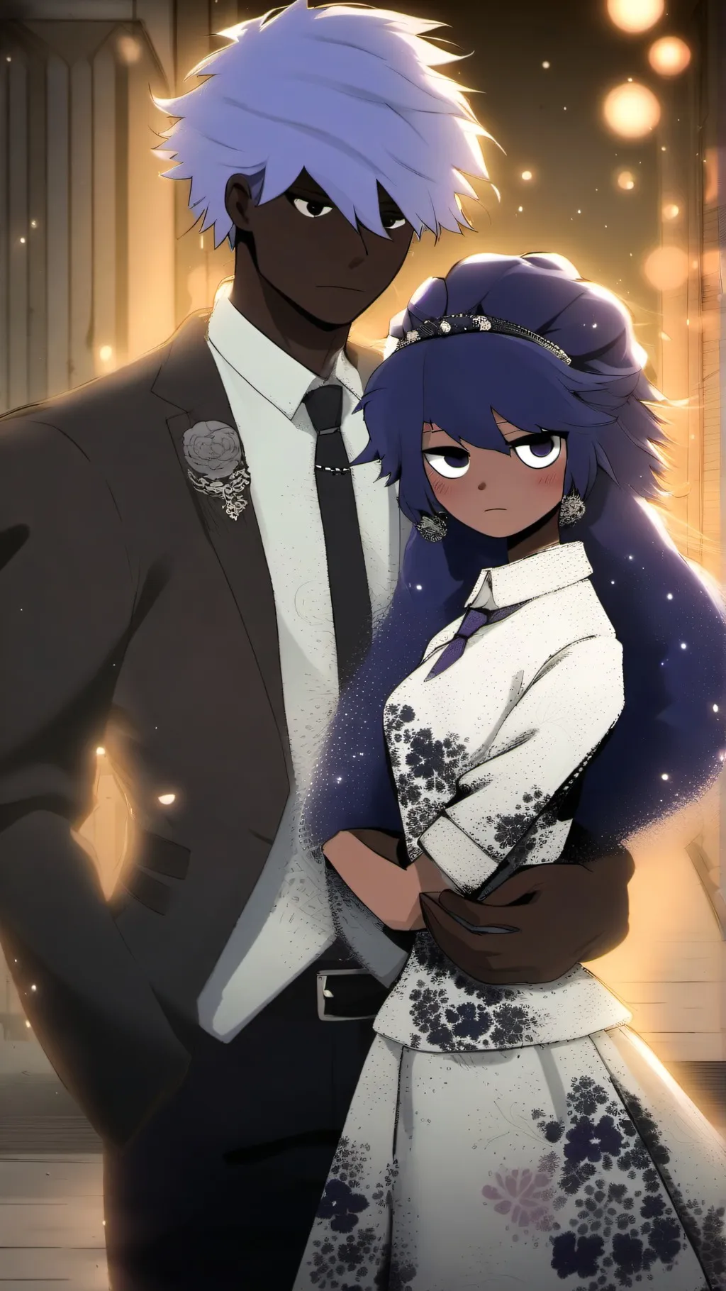 ai character: Jevin x black ♡ background