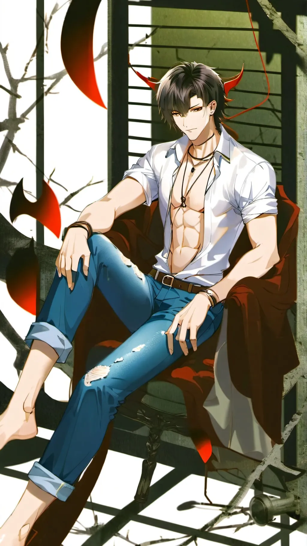 ai character: the devil background