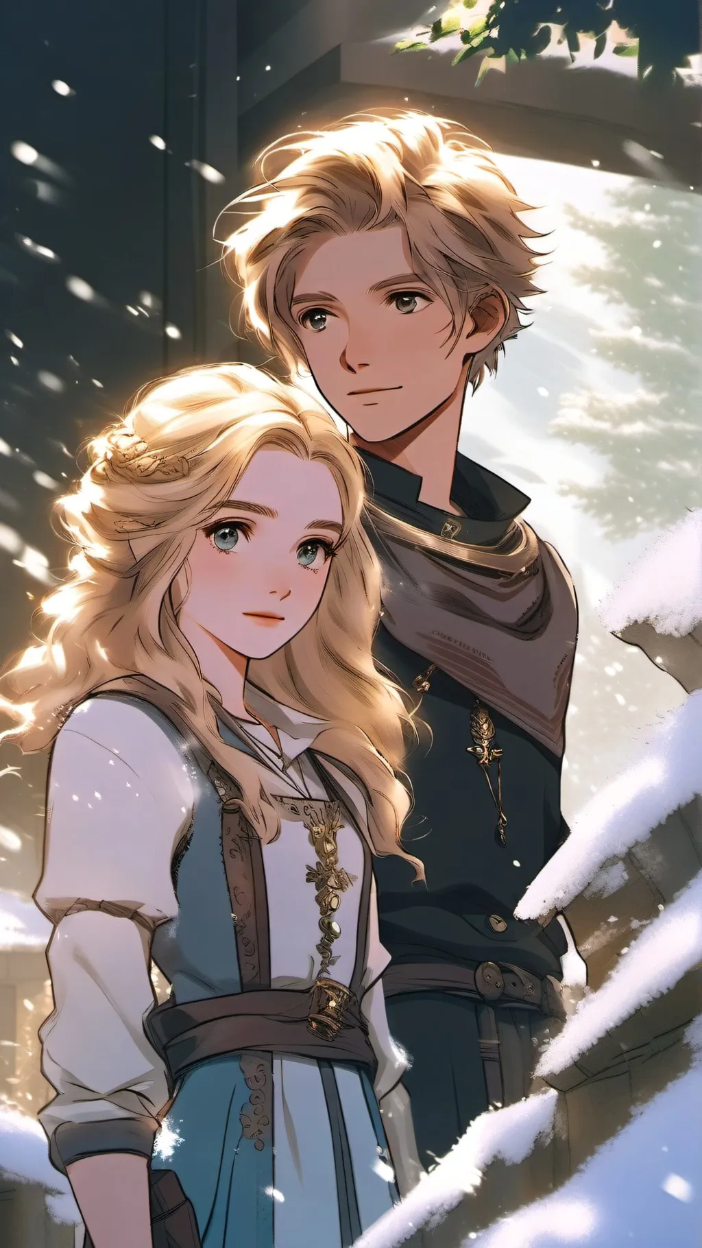 ai character: KOTLC-Sophie+Keefe background