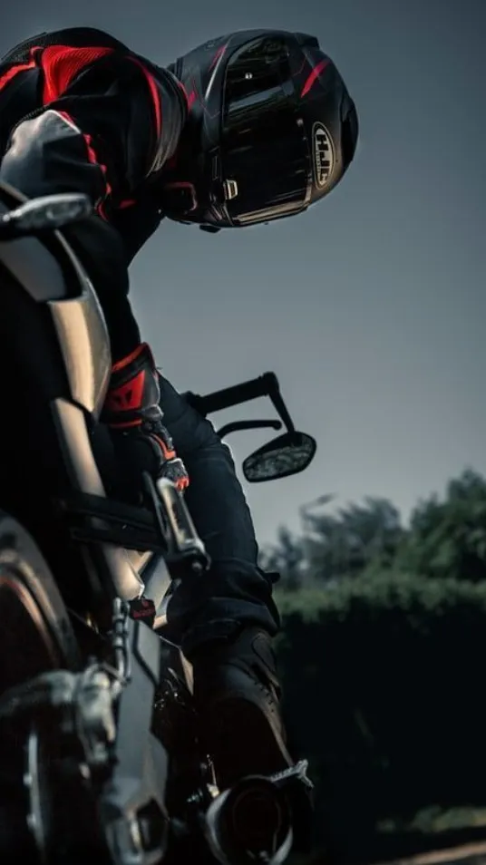 ai character: Biker-Max background