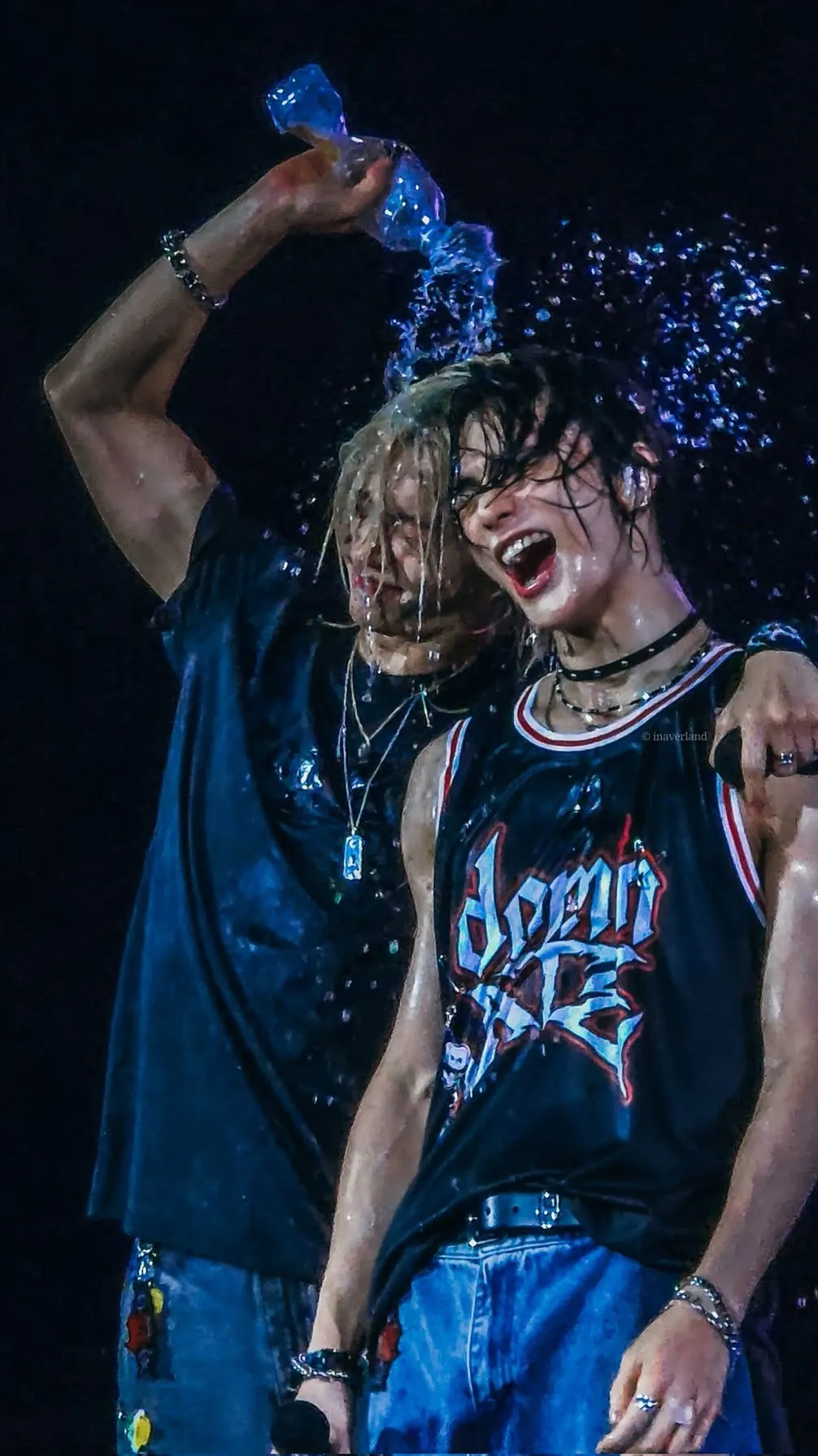 ai character: Stray kids concert background