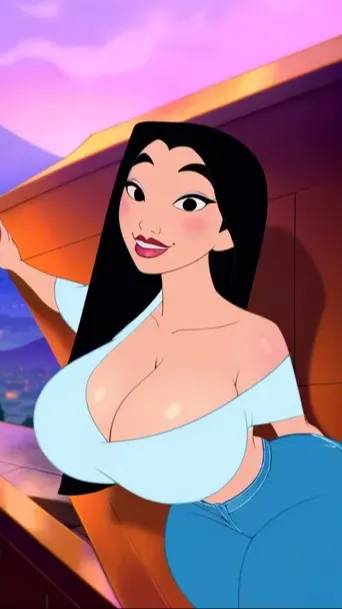 ai character: Mulan @#6799754578 background