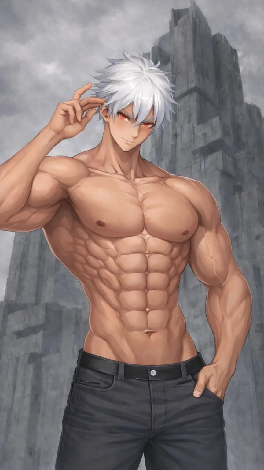 ai character: Iris #@97613423524 background