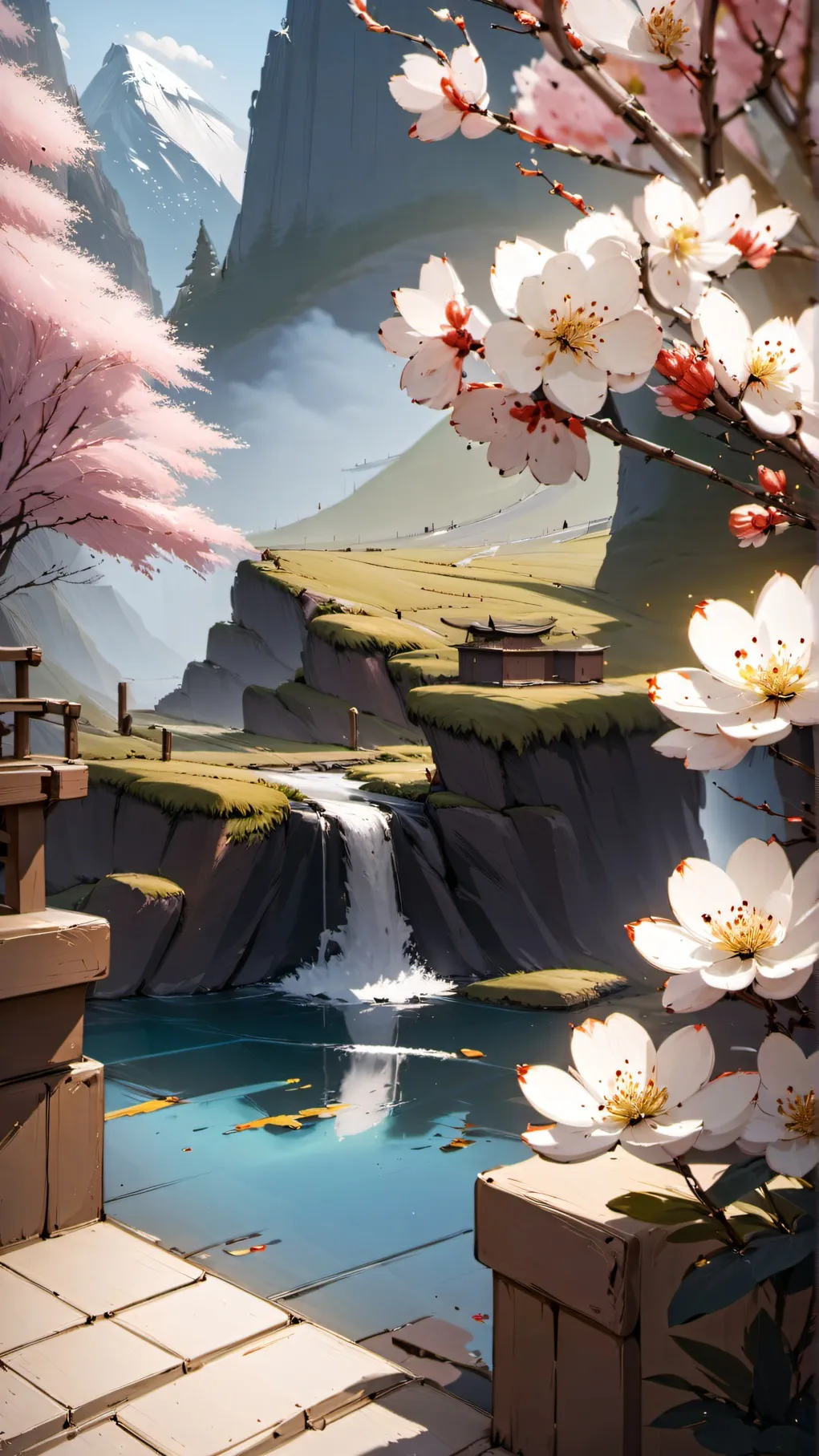 ai character: Nezuko background