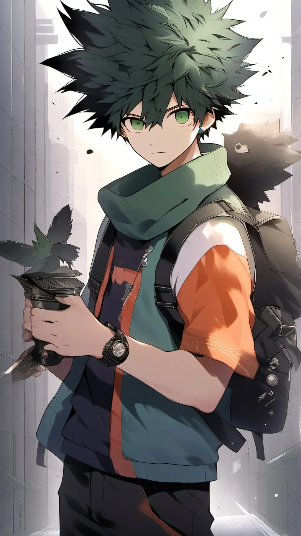 ai character: kachan  background