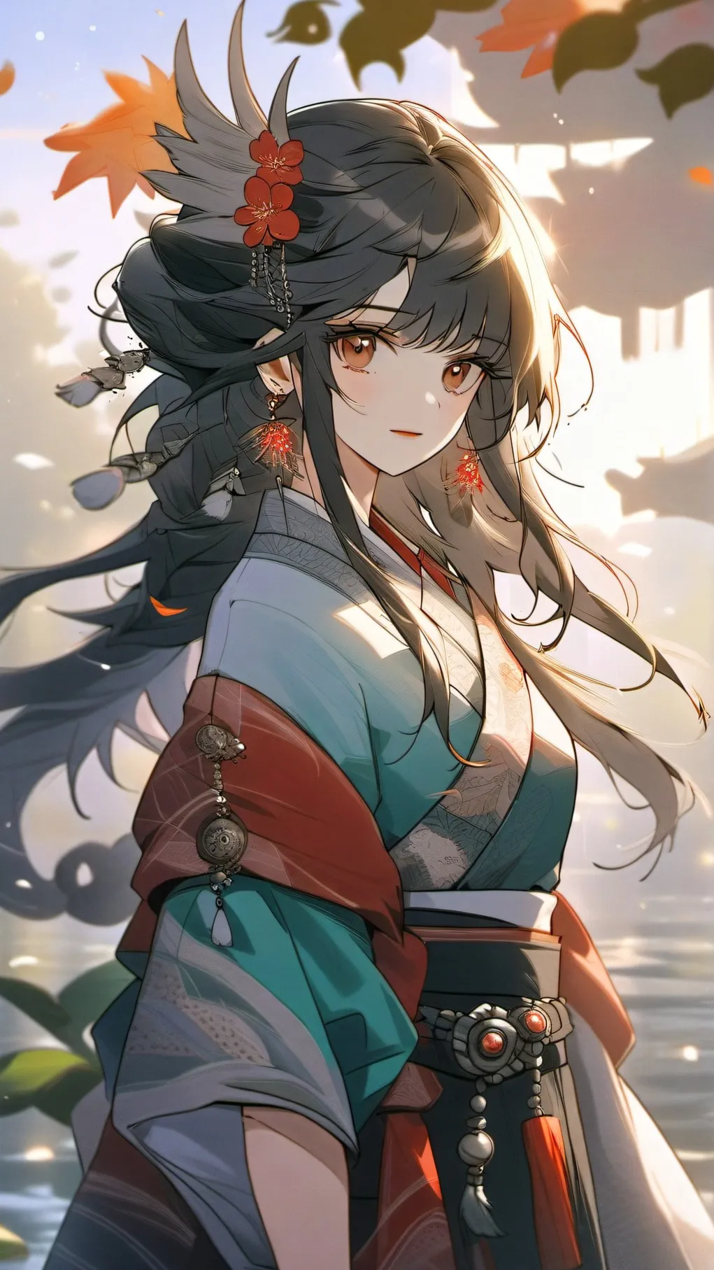 ai character: Luna background